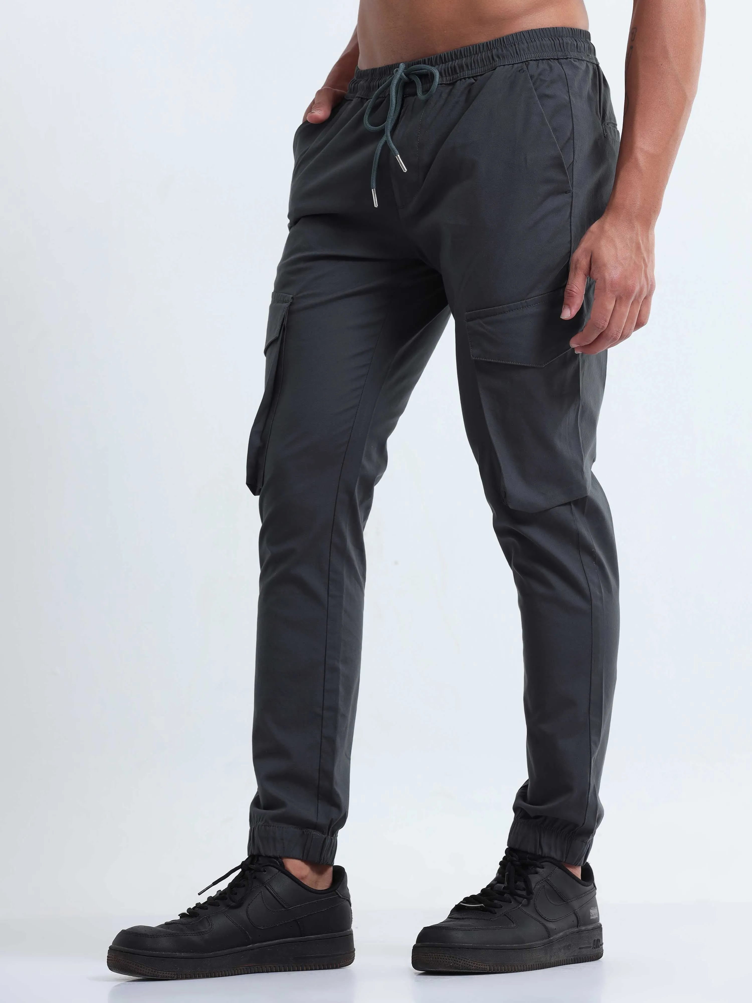 Air Sense Metal Grey Cargo Joggers