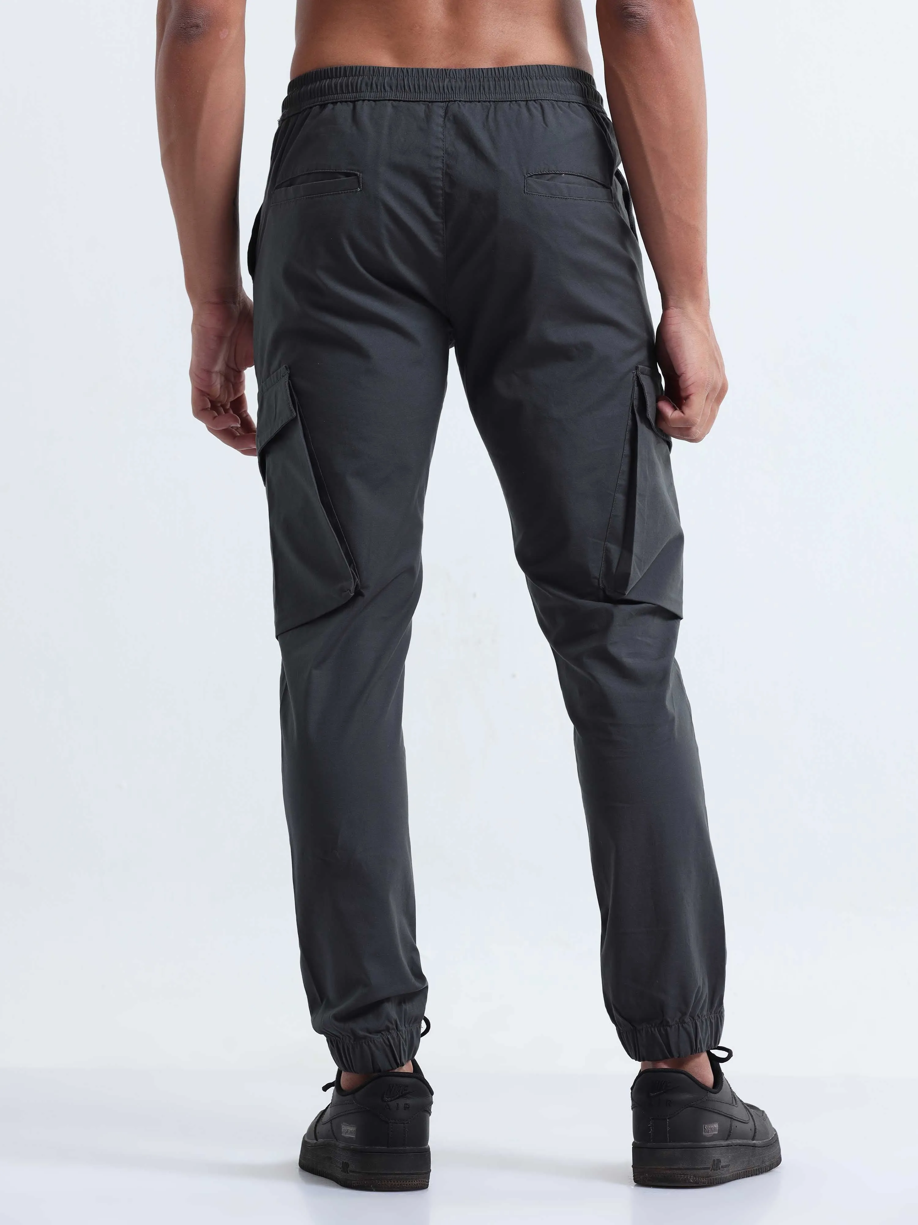 Air Sense Metal Grey Cargo Joggers