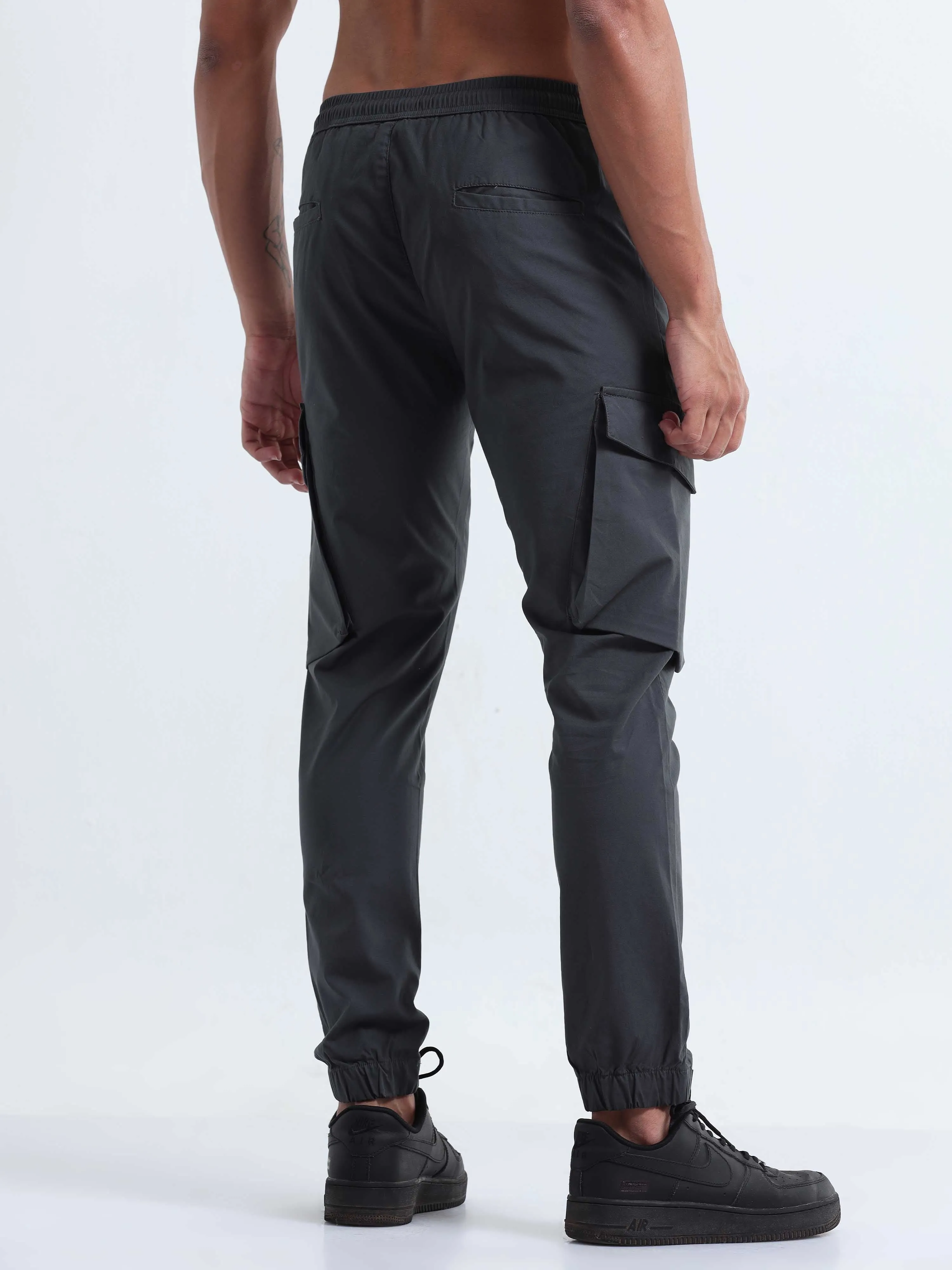 Air Sense Metal Grey Cargo Joggers