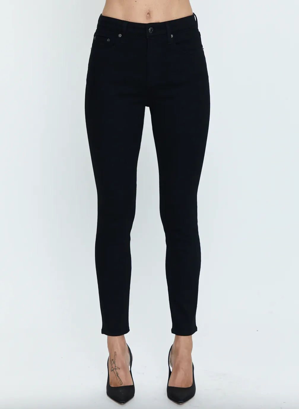 aline high rise skinny - dark matter