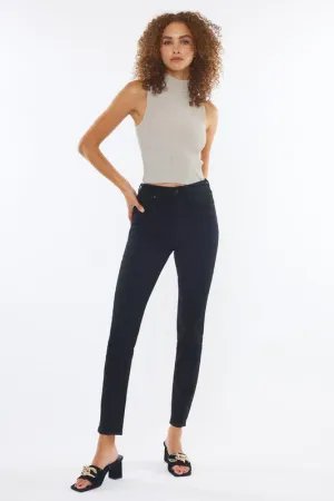 Ariel High Rise Black Cigarette Jeans