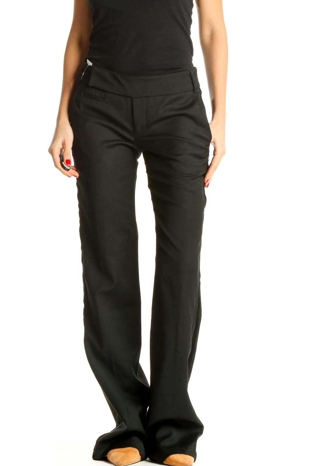 Black Casual Trousers