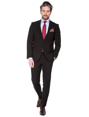 Black Slim Fit Suit Black