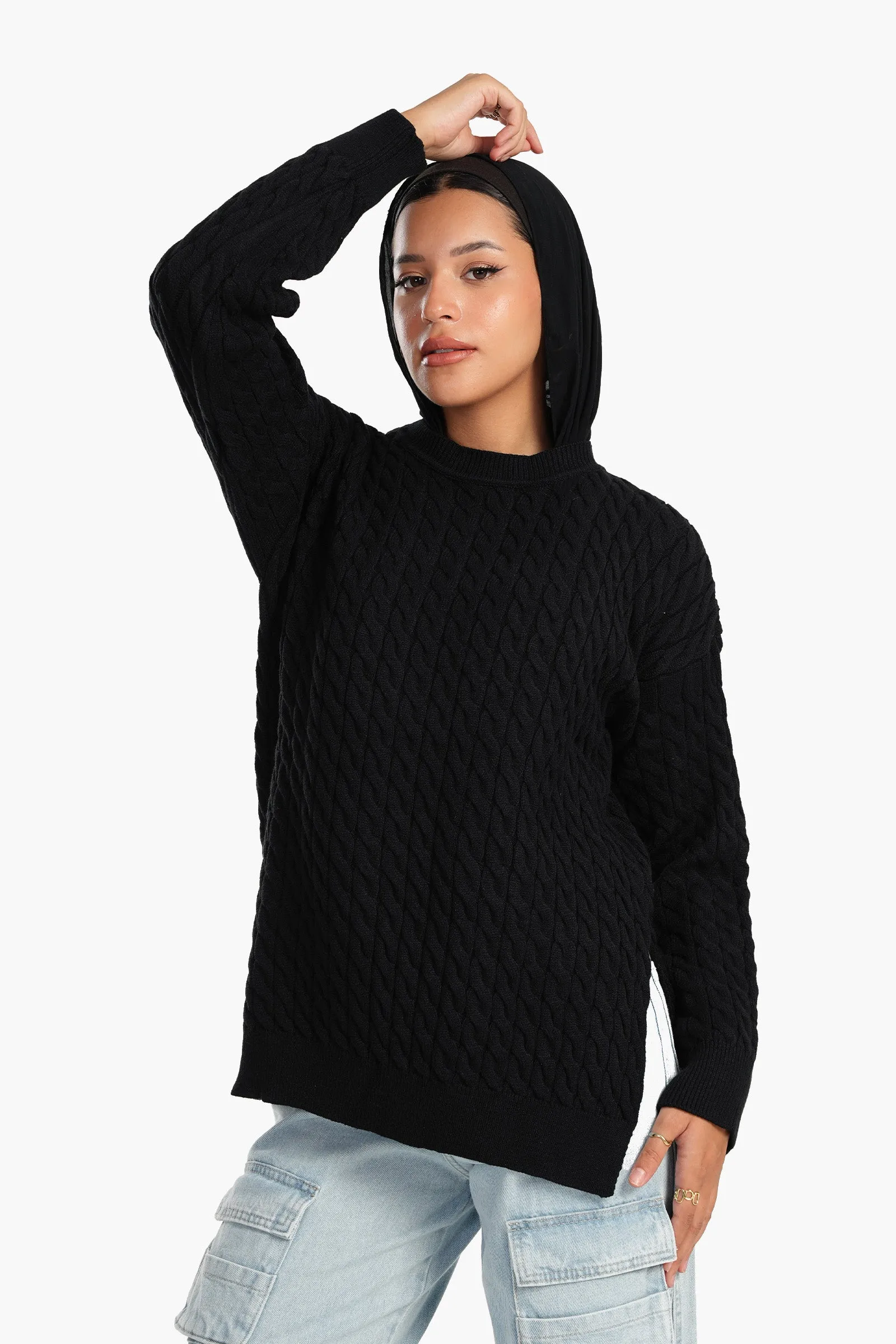 Cable Knitted Lounge Pullover