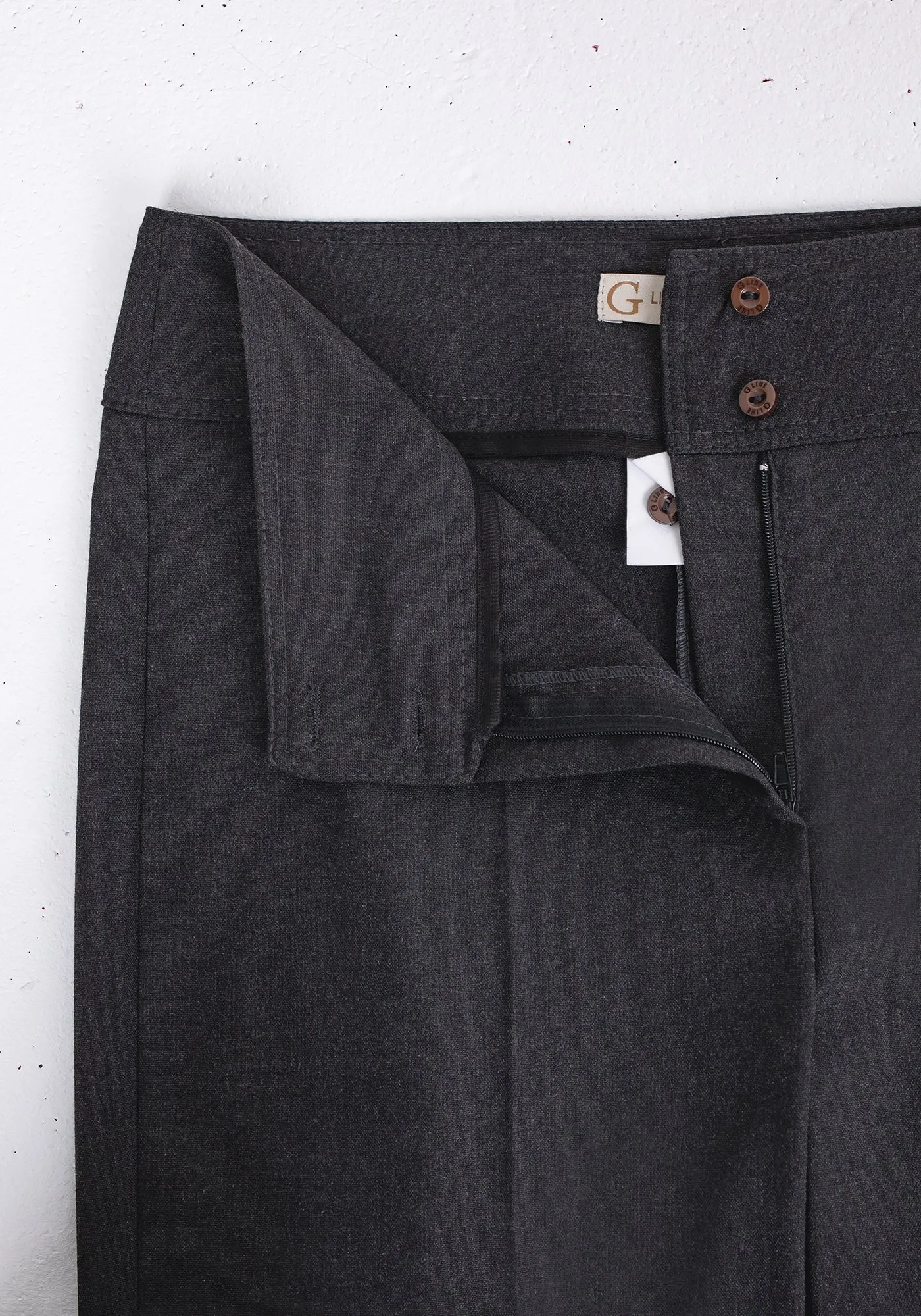 Charcoal Straight Leg Fit All Day Comfortable Dress Pants