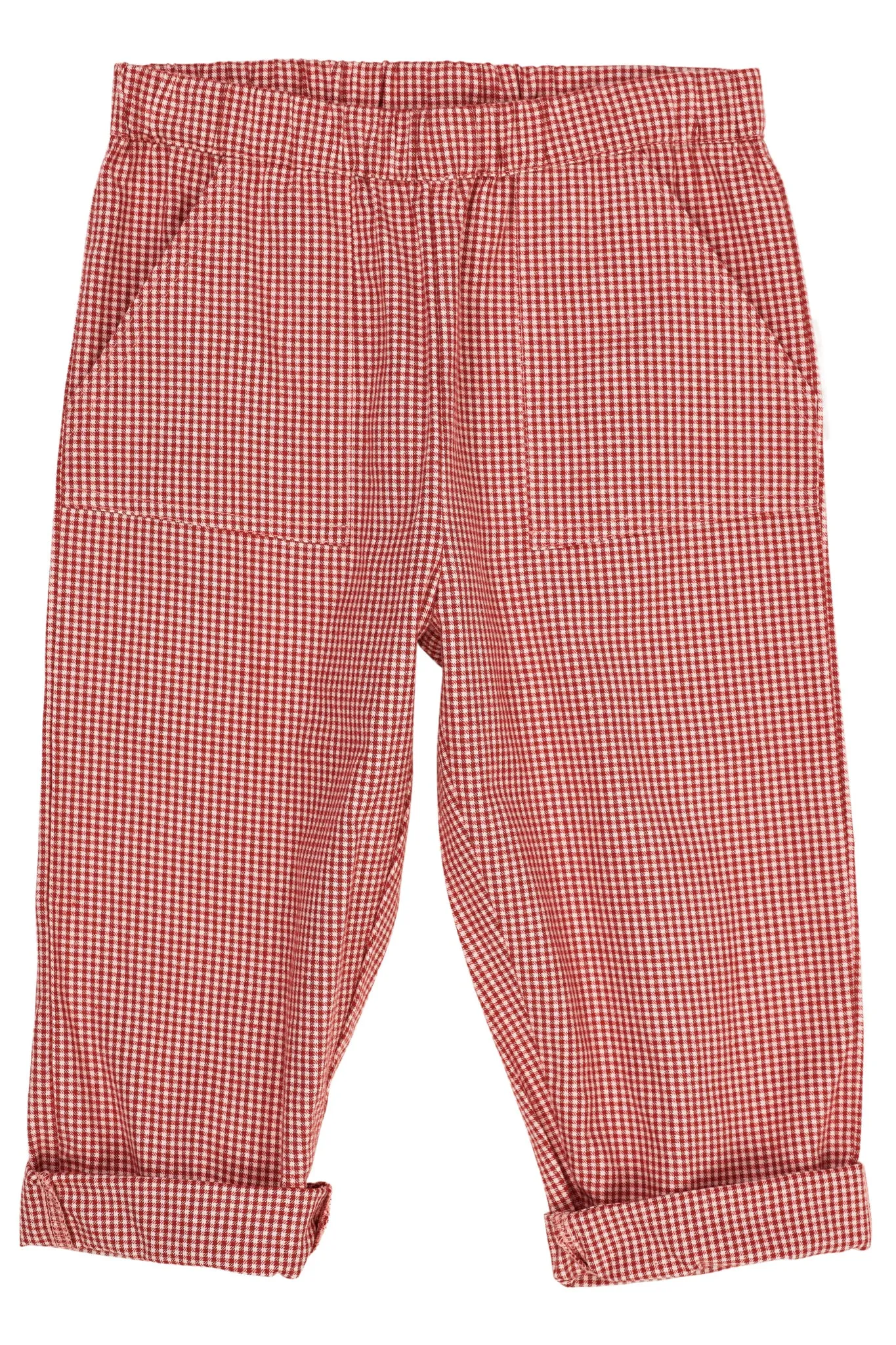 CHECK PANT - RED CHECK COMBI