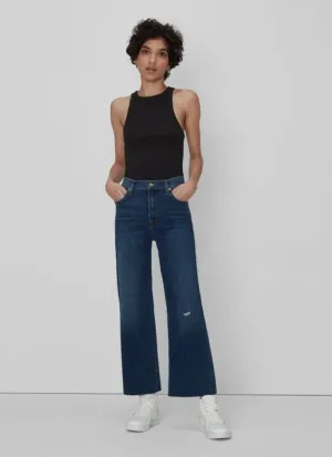 Cropped Alexa Cut Hem | Norton Blue