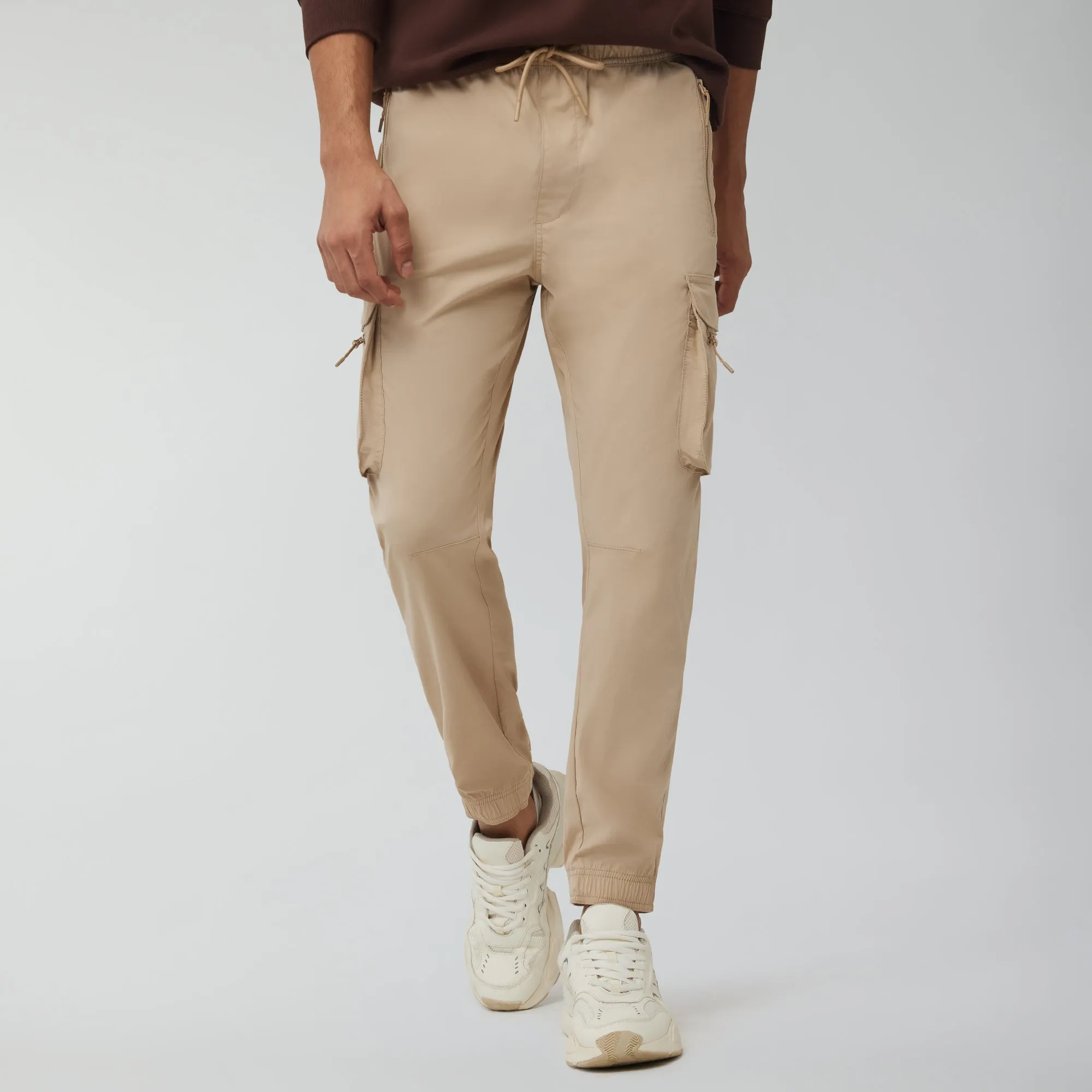 Cross_Sell_Moveo Cargo Joggers Biscuit Brown