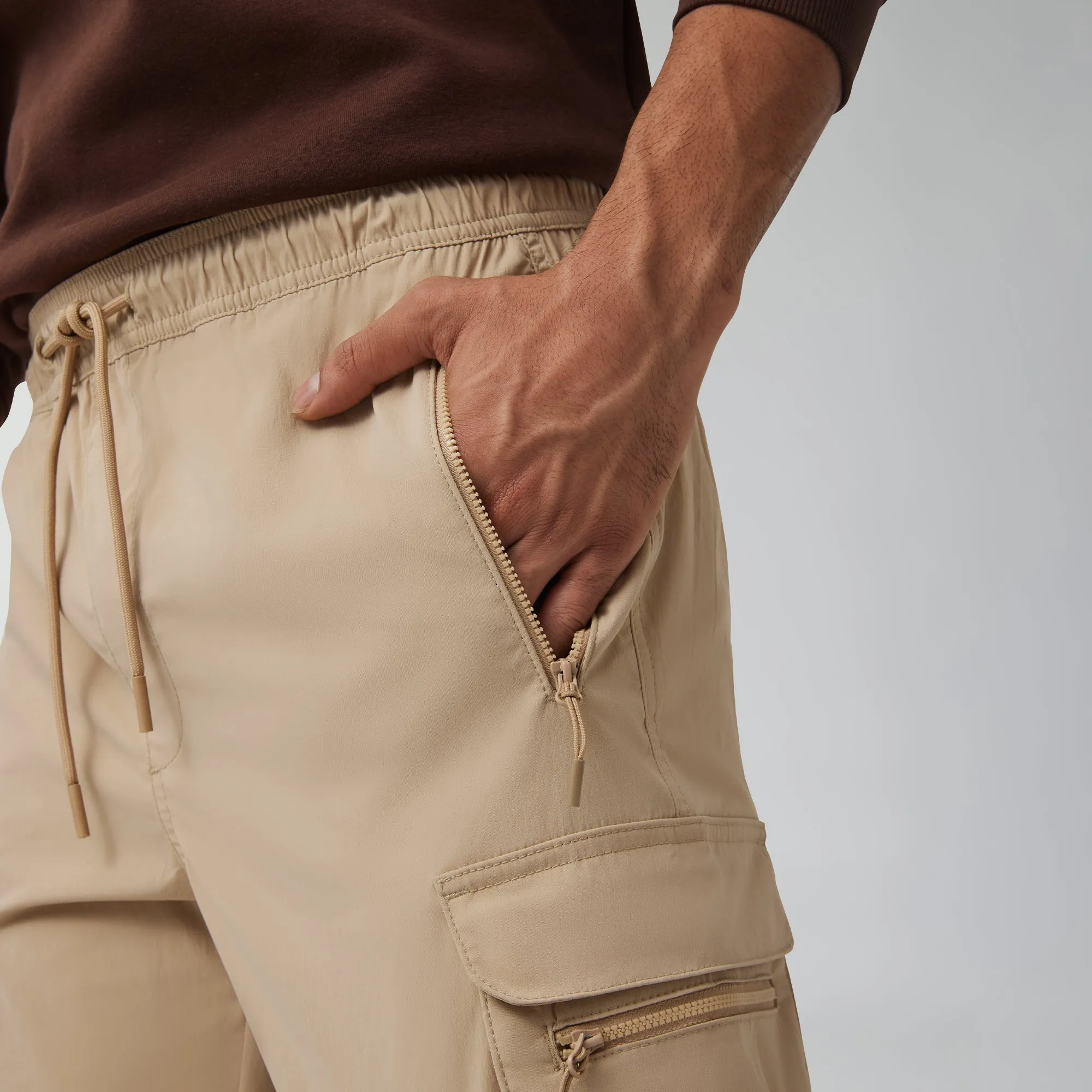 Cross_Sell_Moveo Cargo Joggers Biscuit Brown