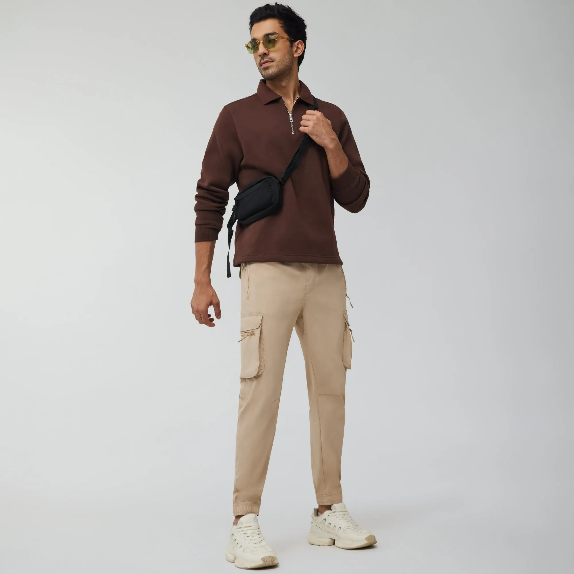 Cross_Sell_Moveo Cargo Joggers Biscuit Brown