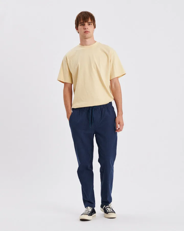 Cruiser Linen Pant - Blue