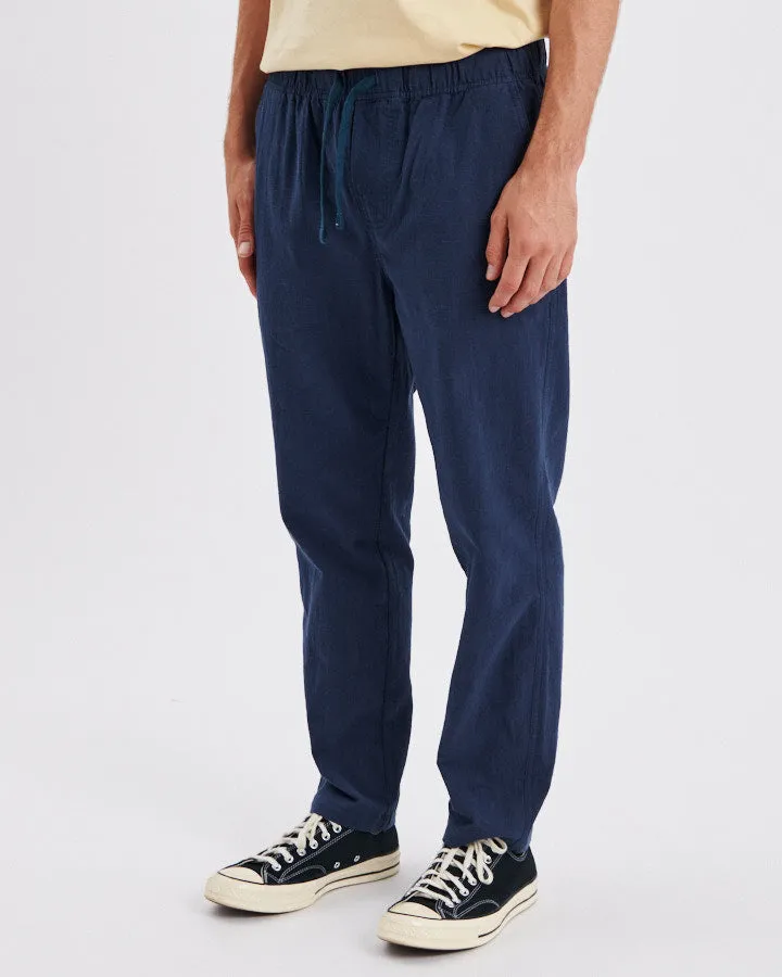 Cruiser Linen Pant - Blue