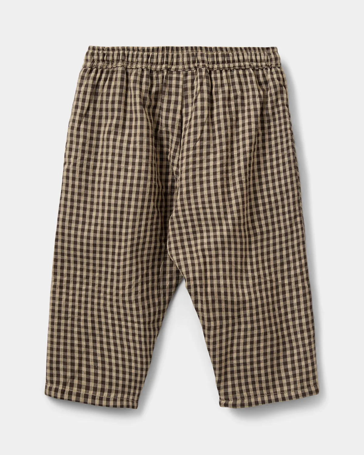 DONSB TROUSERS - Brown check