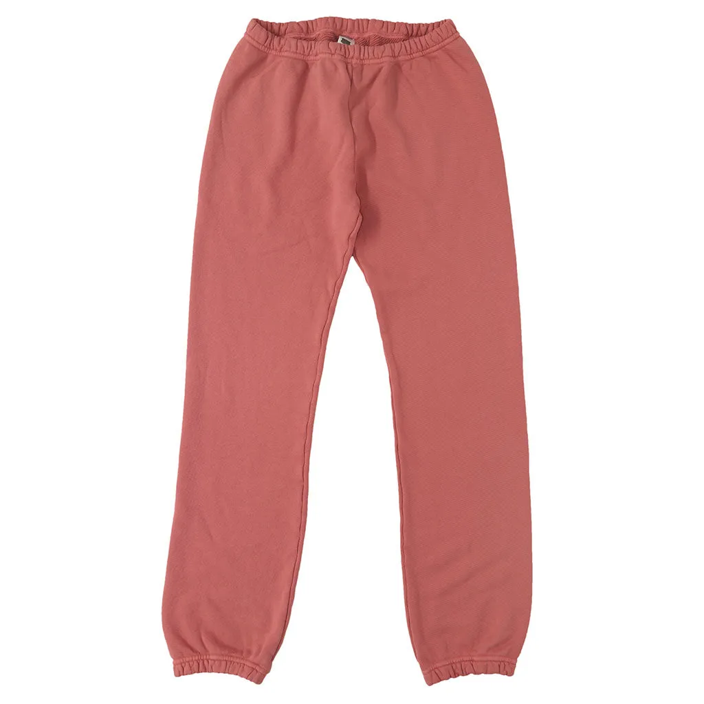 Drawstring Elastic Waist Fleece Womens Sweatpants - Flamingo #6168