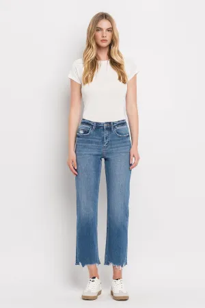 High Rise Regular Straight Jeans by Vervet