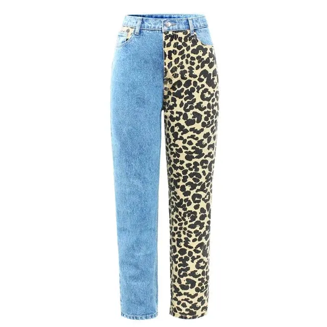 High Waist Mom Jeans Women Denim Harem Pants Trousers Jean For Women