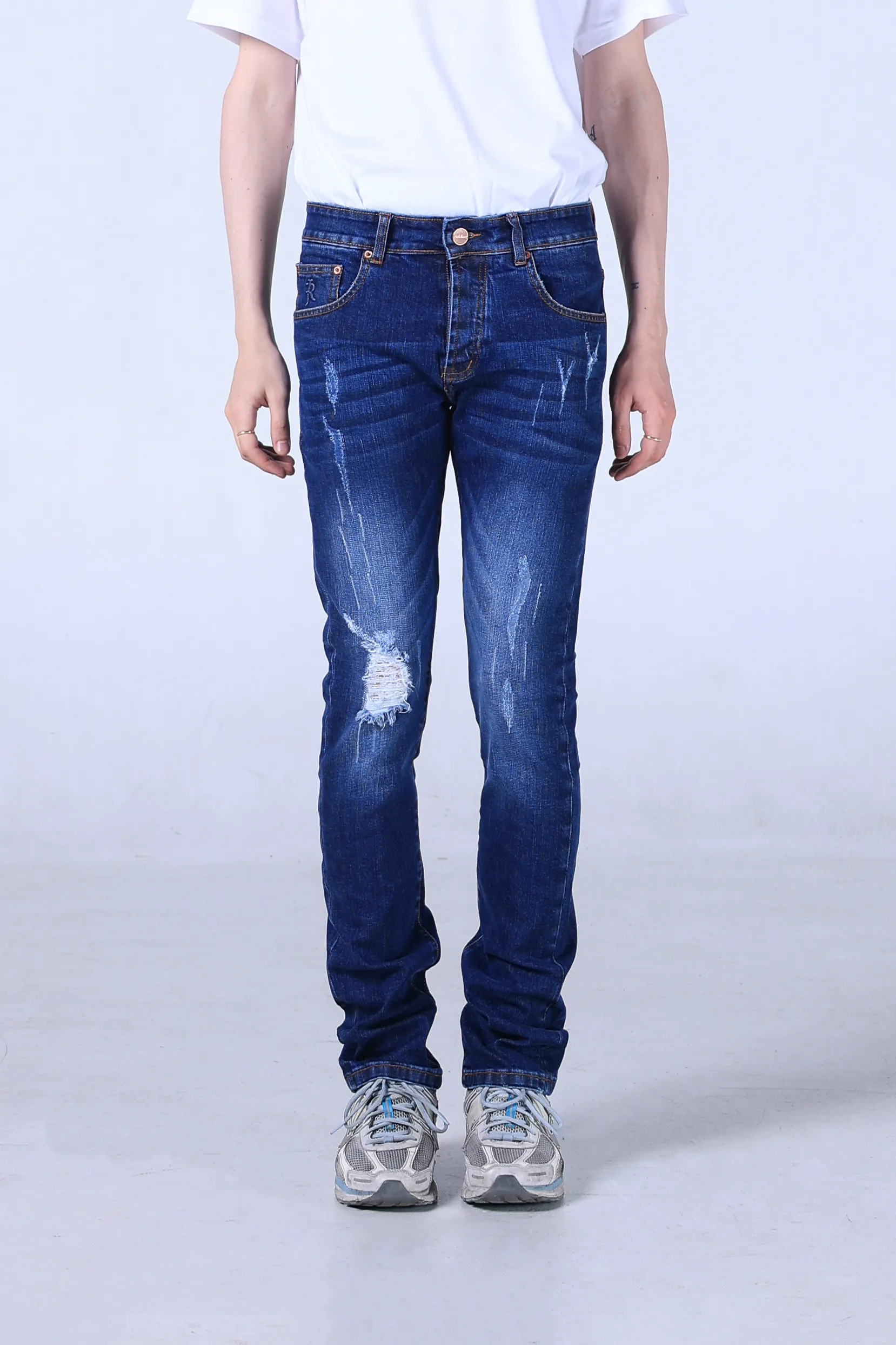 Jack Russel - Men Jeans - Handwerk J-509/R Slim Fit Ocean Dark Blue