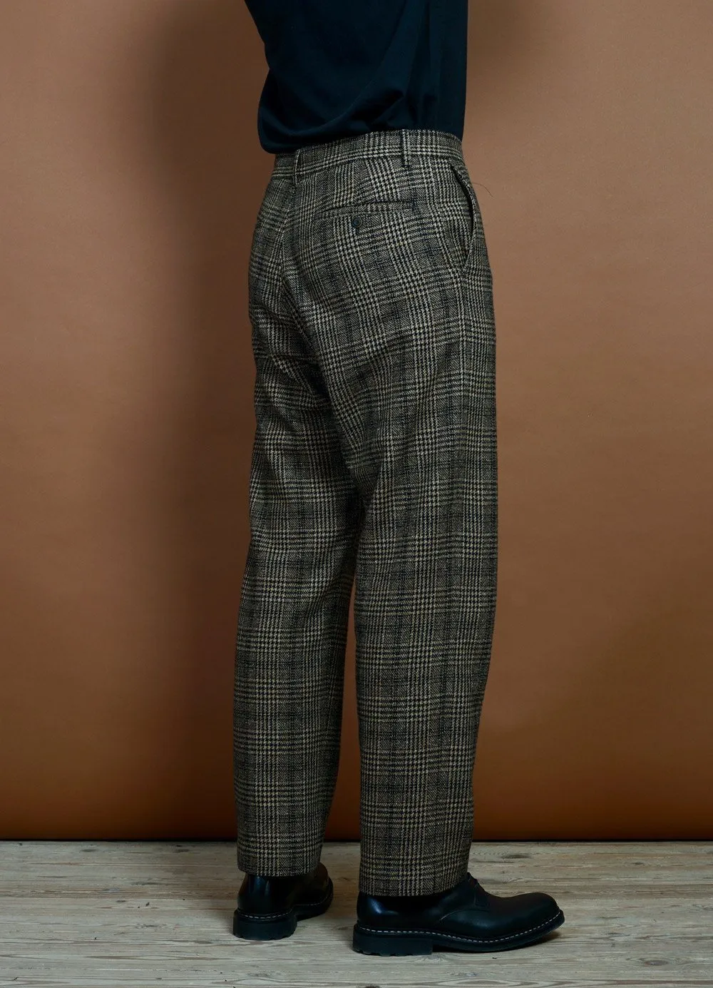 KEN | Wide Cut Trousers | Checkered