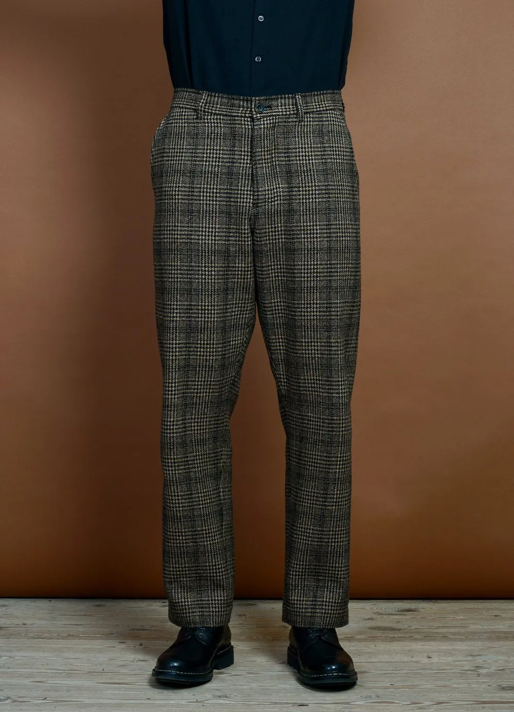 KEN | Wide Cut Trousers | Checkered