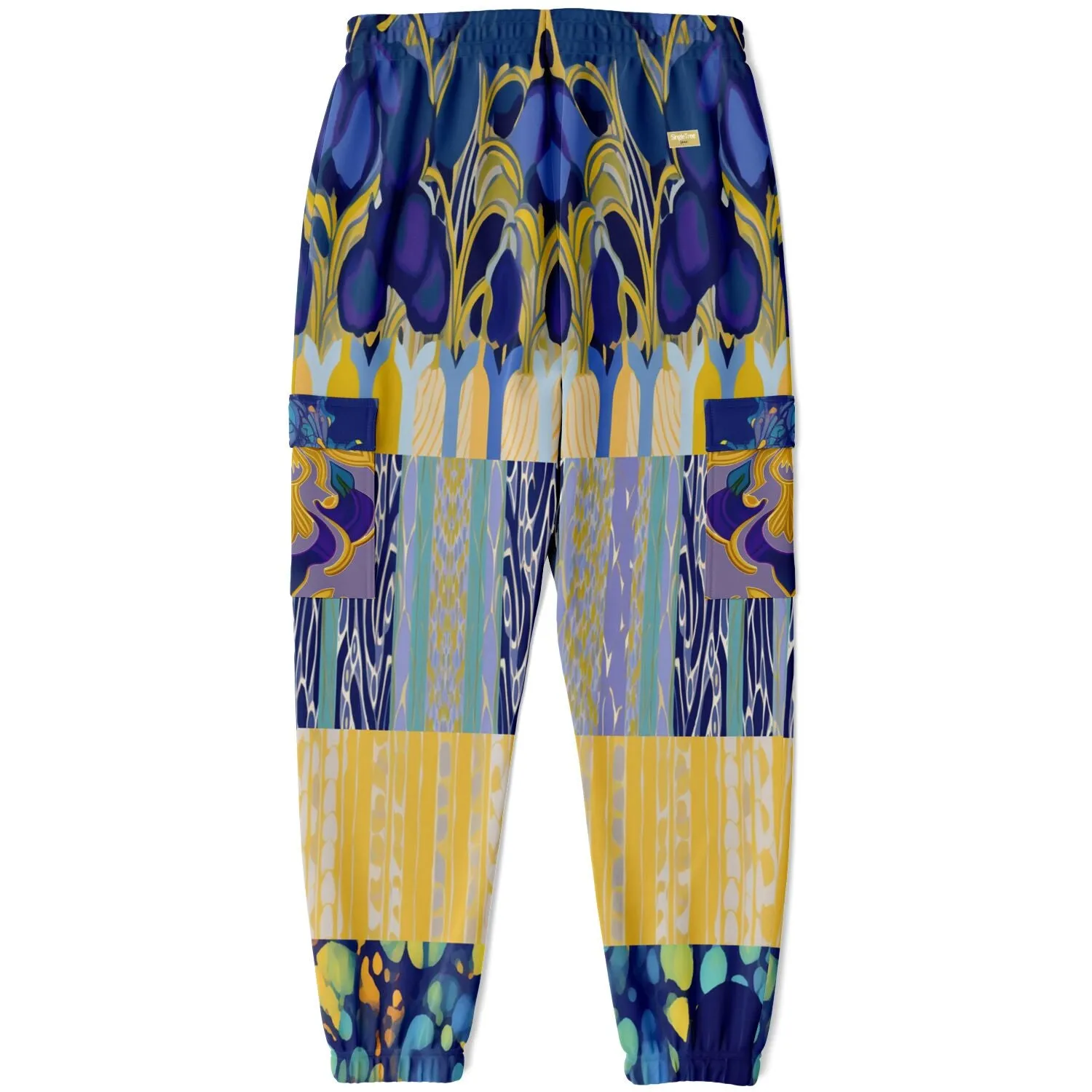 Mass Hypnosis Purple Melody Eco-Poly Unisex Cargo Joggers