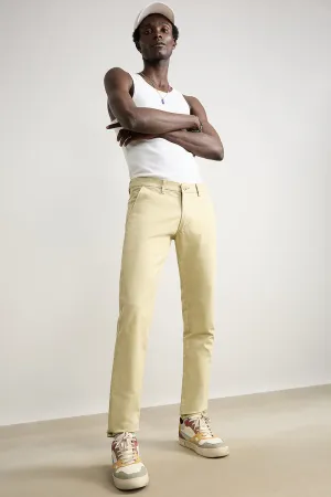 Men's Beige Summer Pants