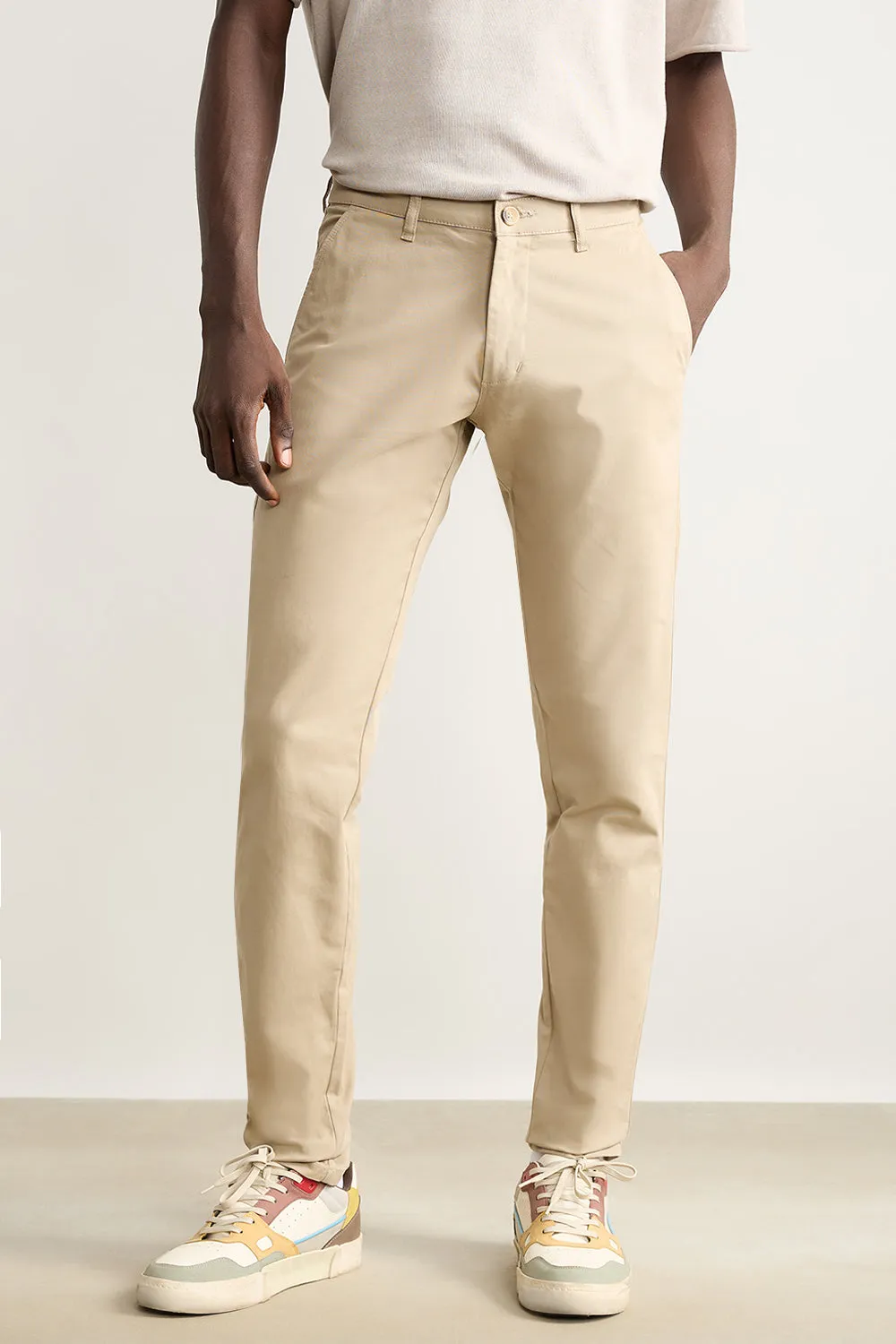 Men's Ecru Summer Pants