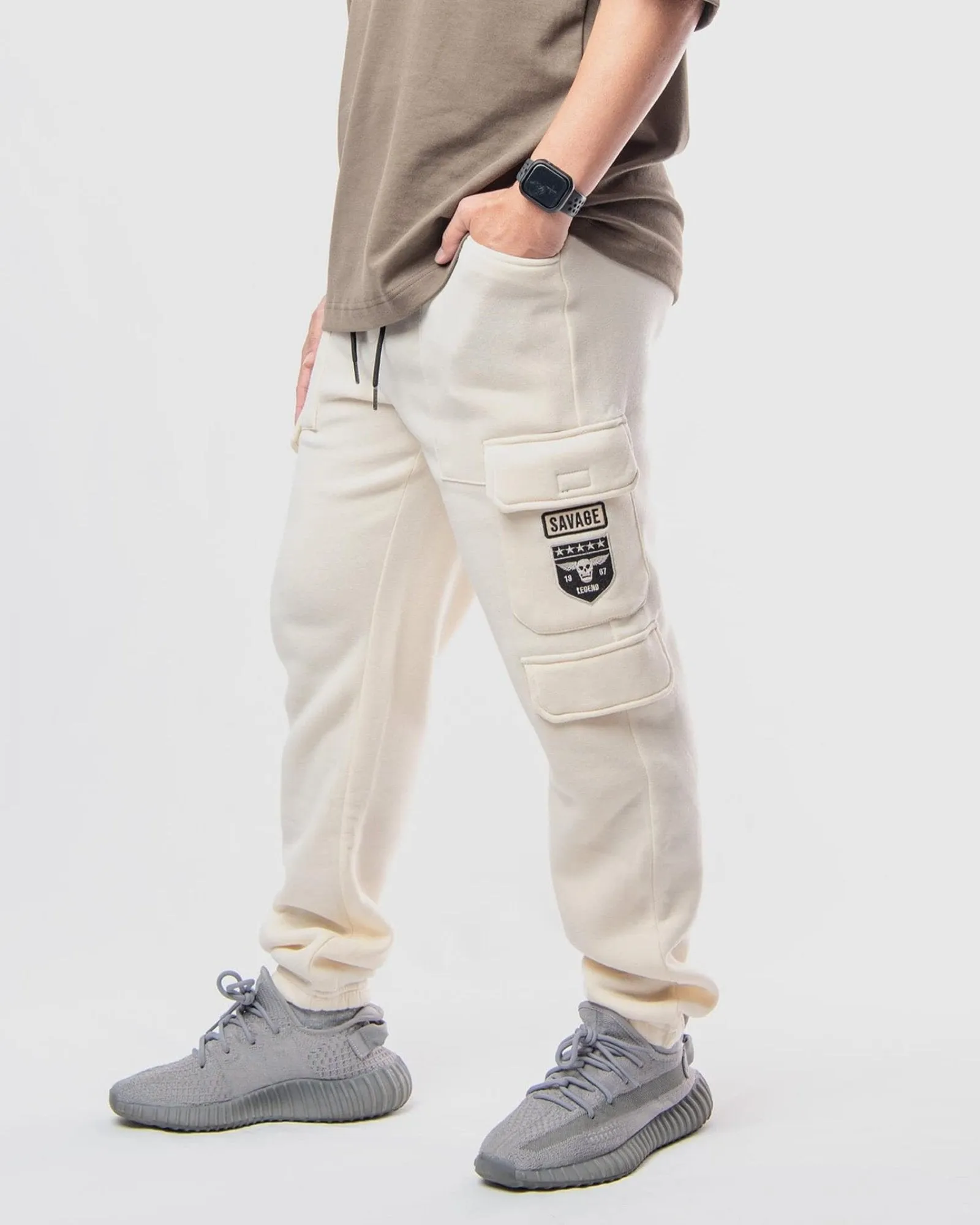 MEN'S GEDALIAH FLEECE CARGO JOGGERS