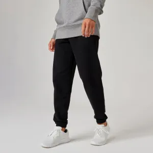 Men's sweatpants - 500 Essentials black DOMYOS, black