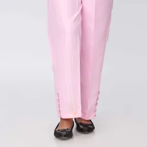 Pink Cambric Slim Fit Trouser PW3653