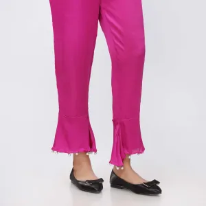 Pink Shamouse Silk Slim Fit Trouser PW3677