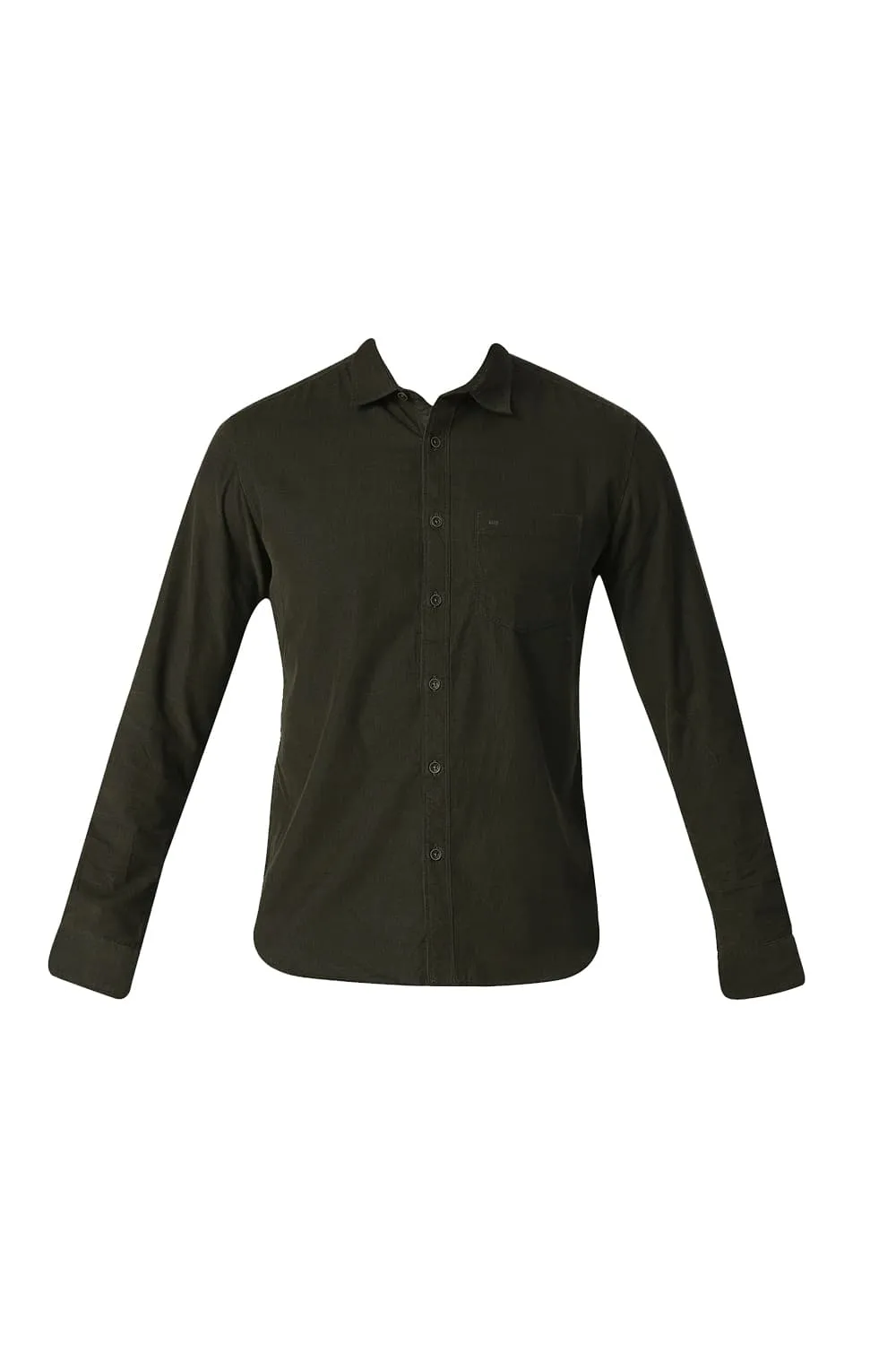 Slim Fit Cotton Corduory Shirt