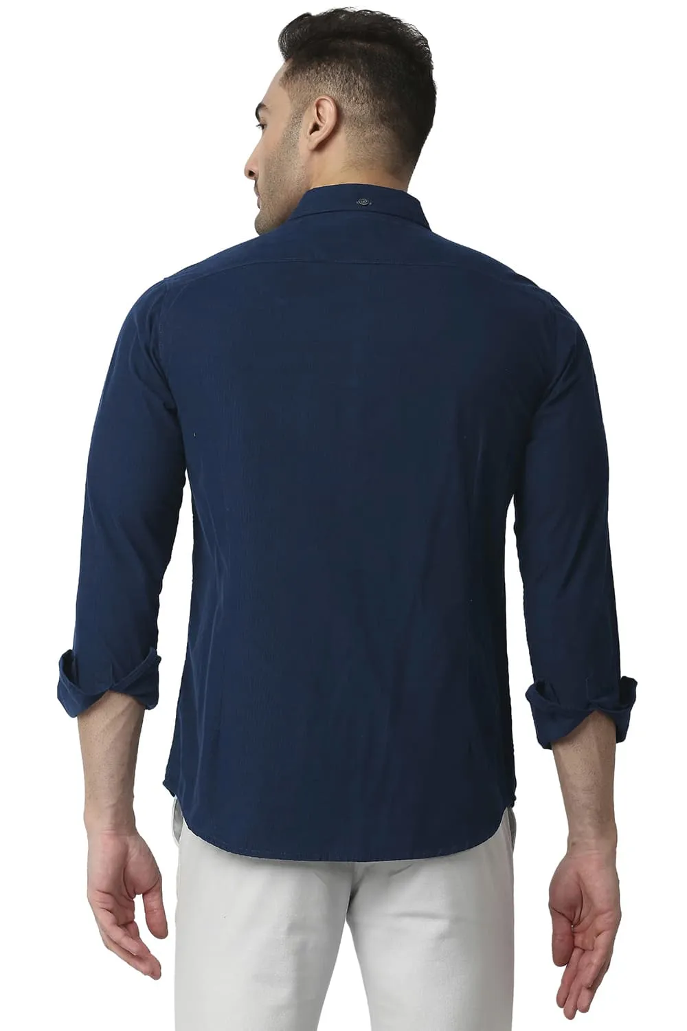 Slim Fit Cotton Corduory Shirt