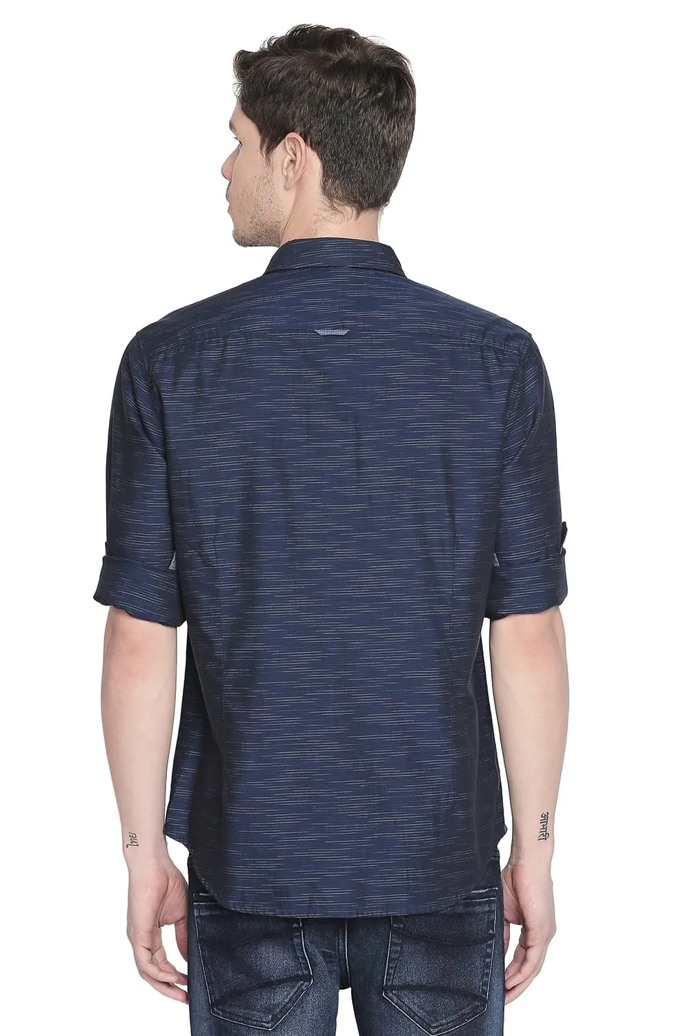 Slim Fit Space Dyed Shirt