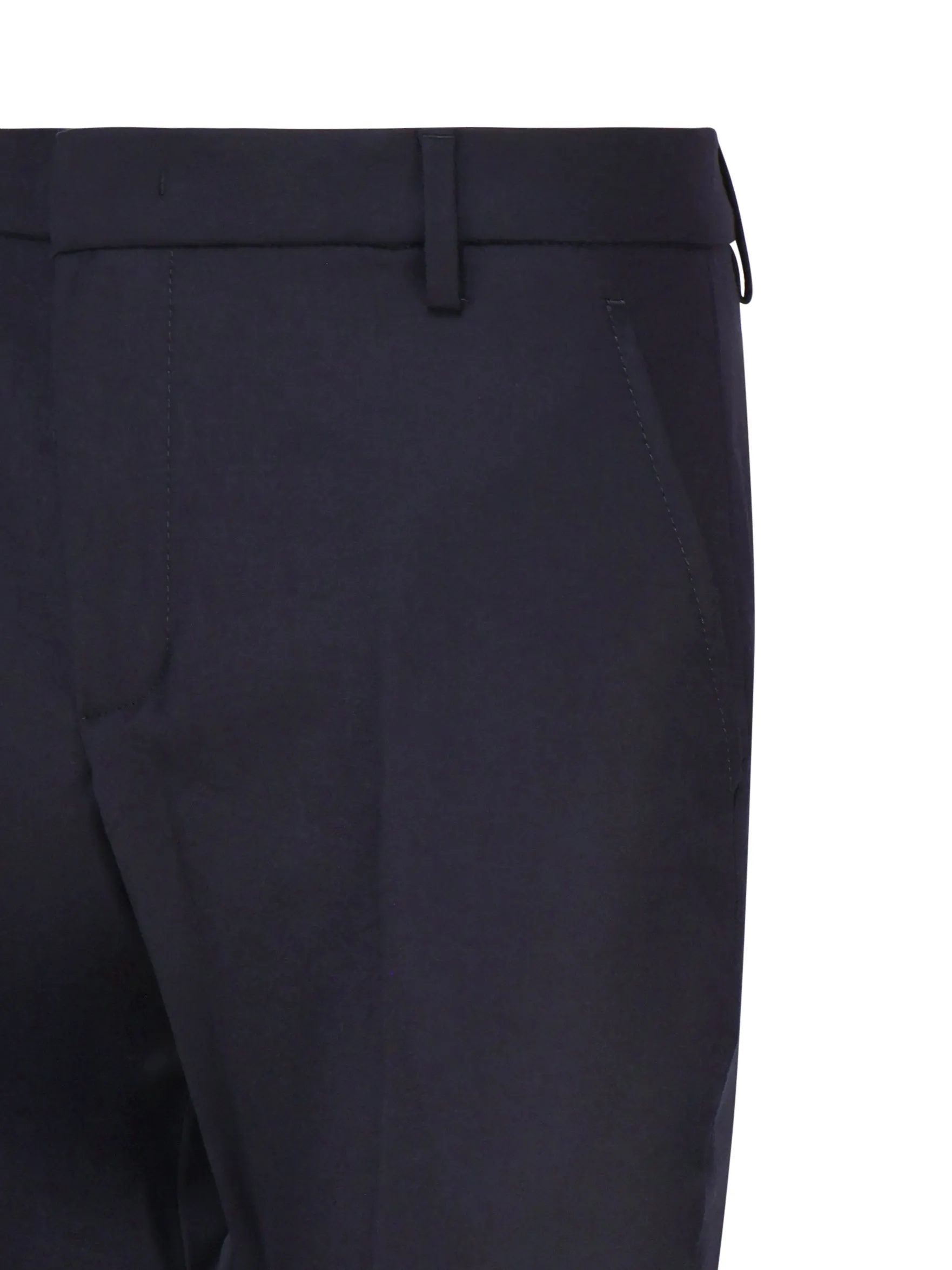 Slim Fit Virgin Wool Trousers