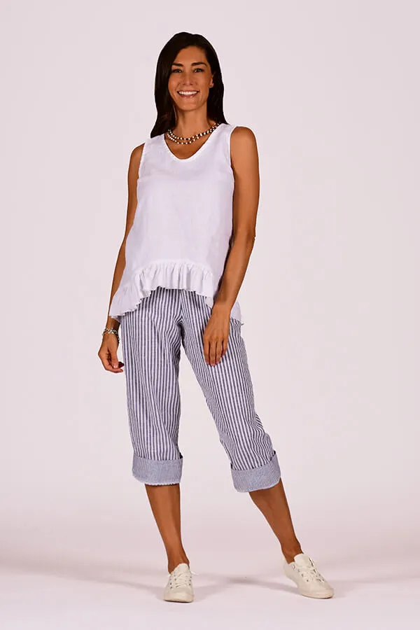 striped casual pant