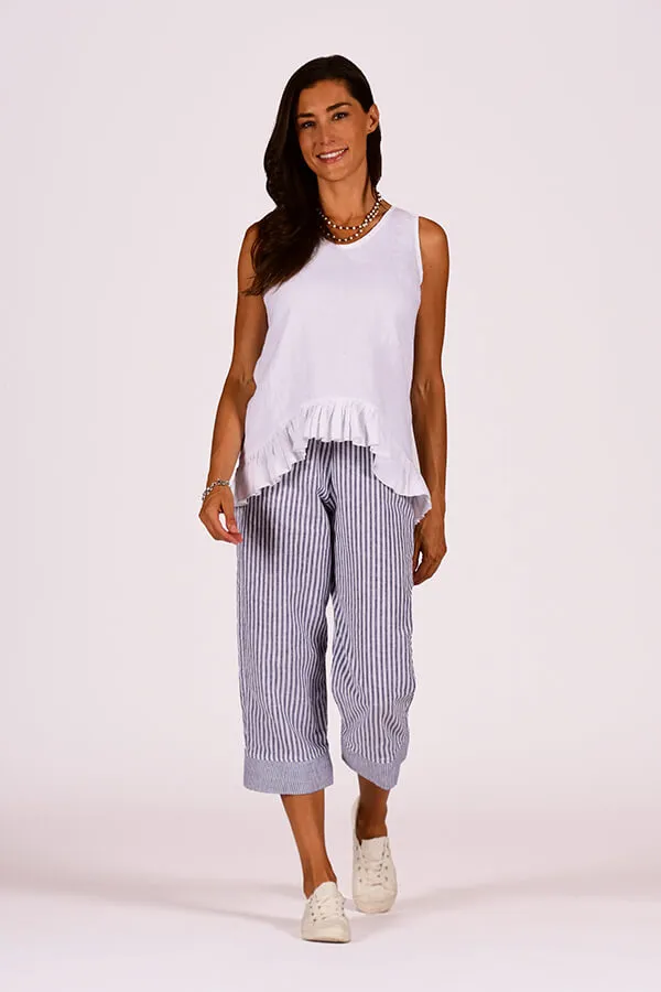 striped casual pant