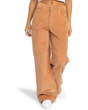 Surf On Cloud Corduroy Stretch Trousers in Camel