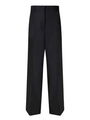 Tailored black trousers