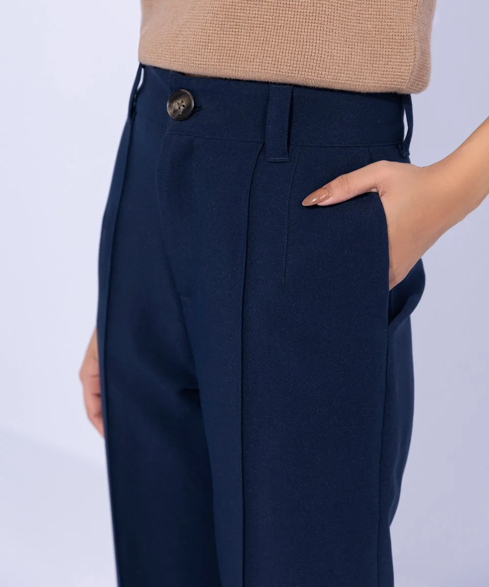 Tailored Straight Fit Trousers