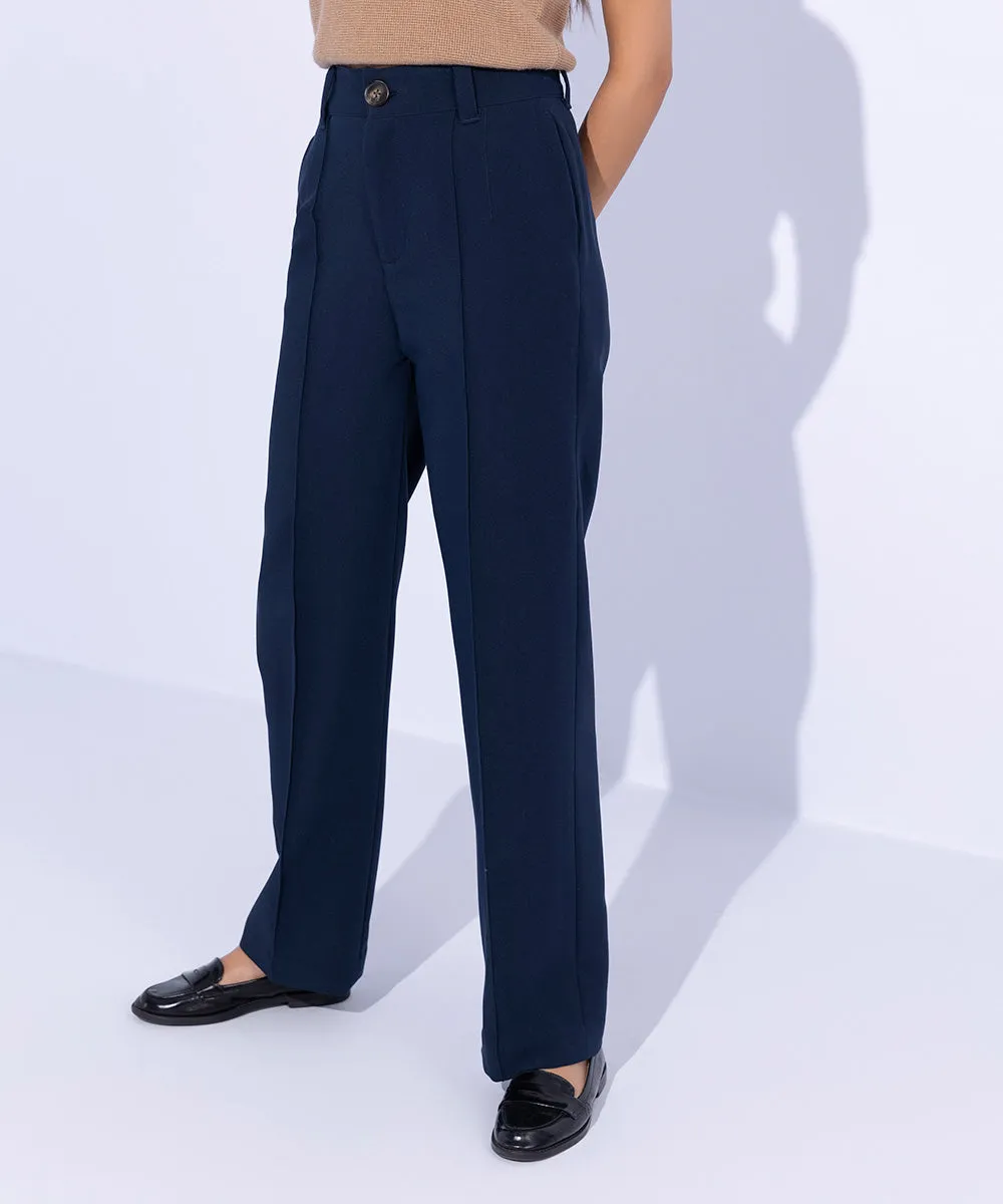 Tailored Straight Fit Trousers