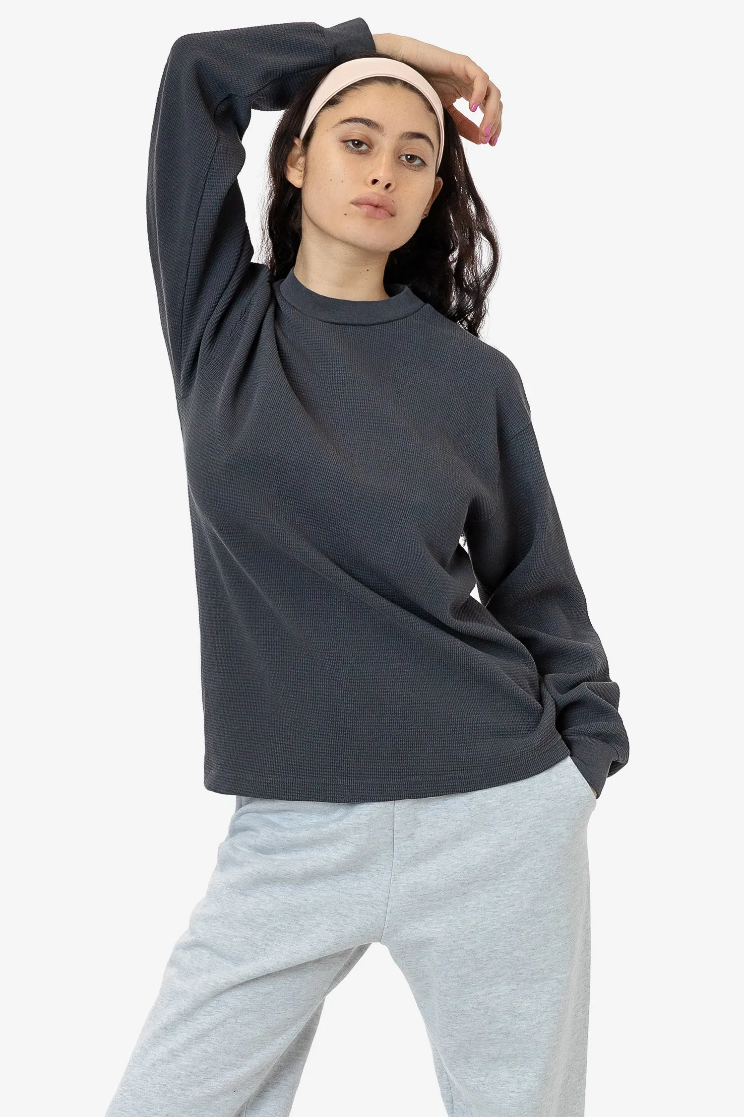 TX407GD - Long Sleeve Heavy Thermal Crew Neck