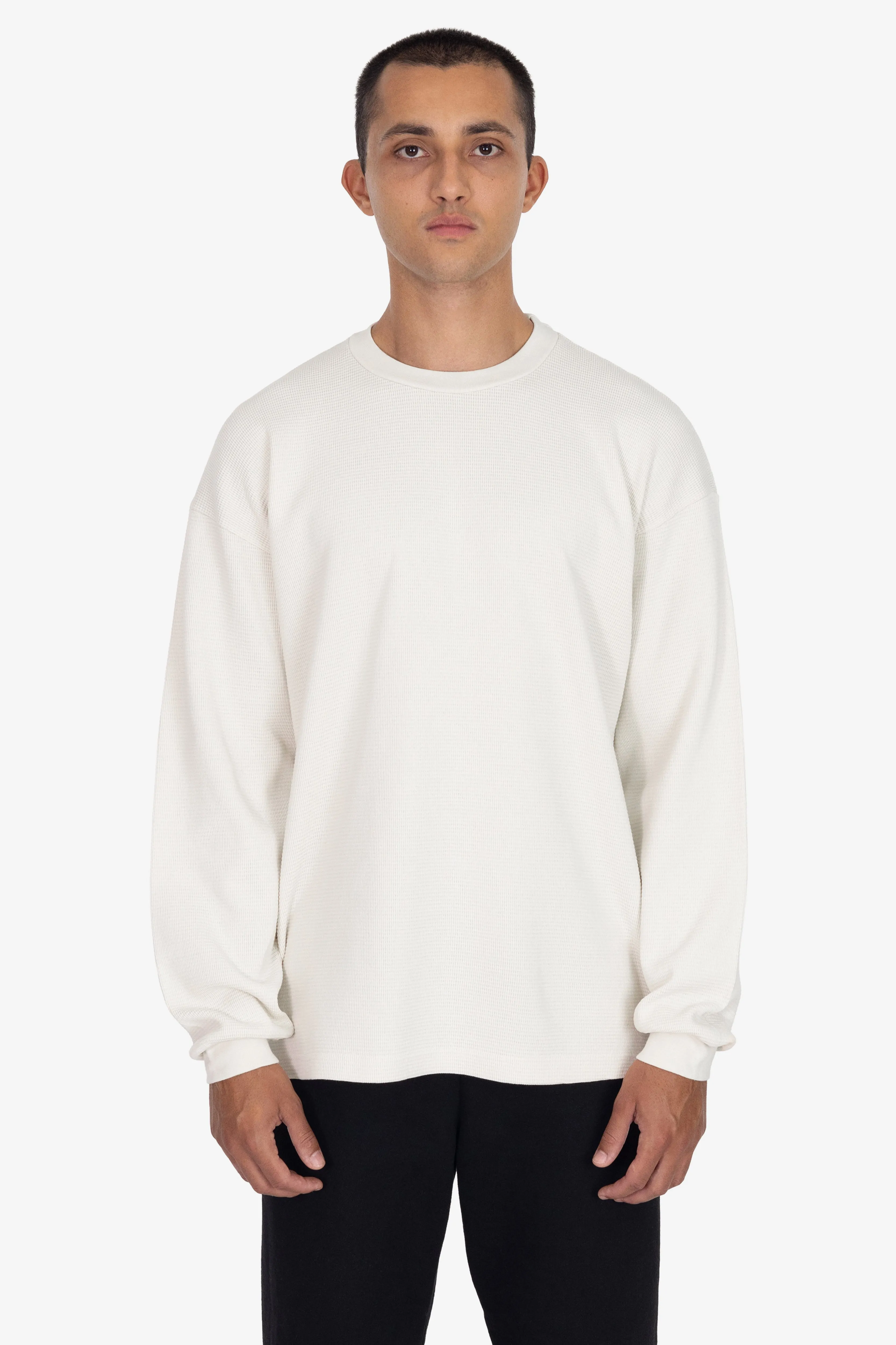 TX407GD Mix - Long Sleeve Heavy Thermal Crew Neck