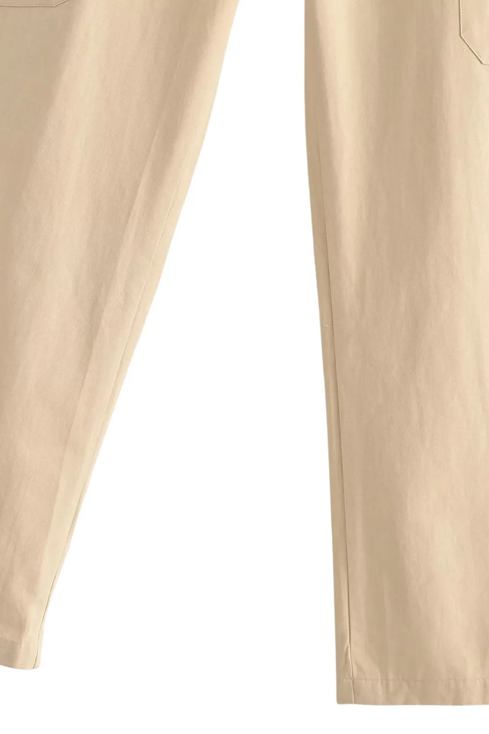 'Ustina' High-Waisted Straight-Leg Cargo Pants