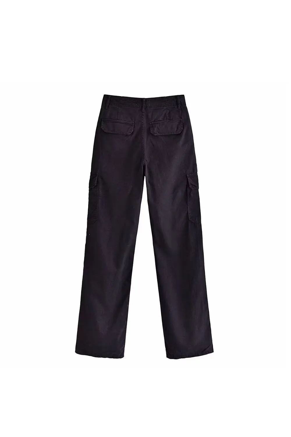 'Ustina' High-Waisted Straight-Leg Cargo Pants