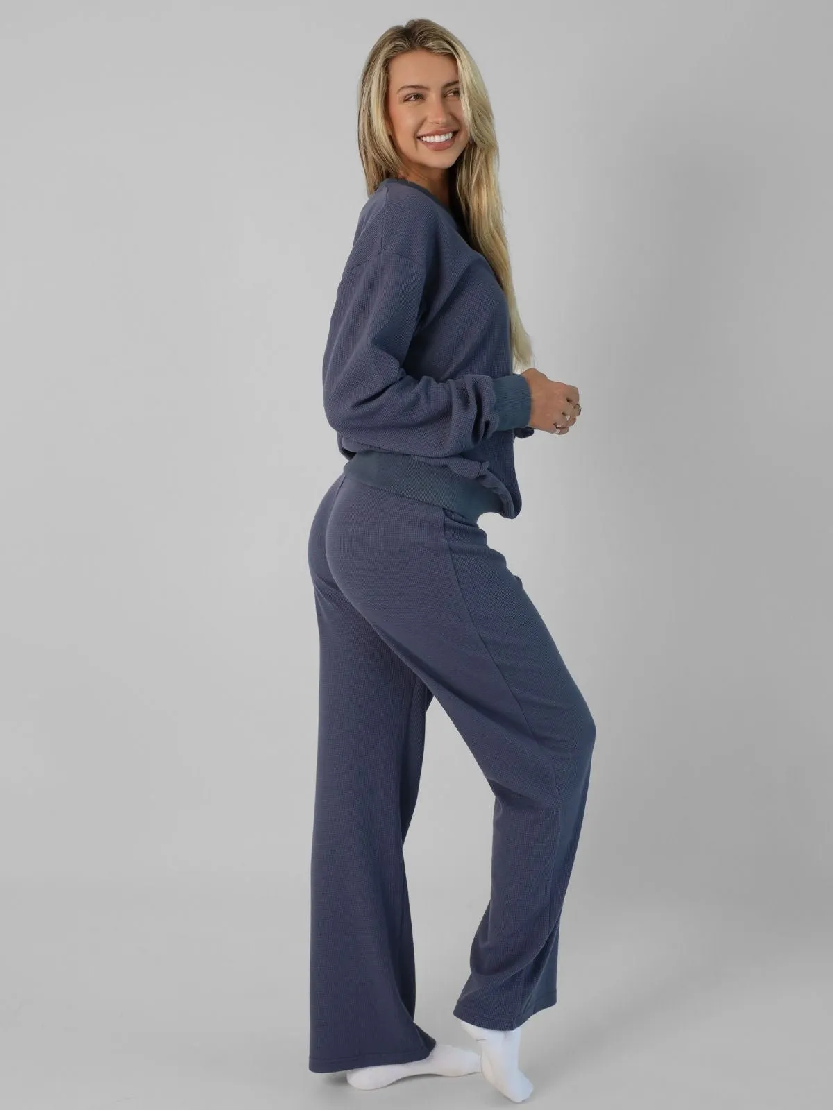 Waffle Lounge Relaxed Sweatpants