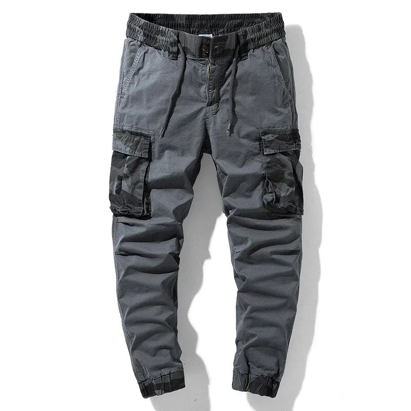 West Louis™ Cargo Streetwear Elastic Waist Joggers