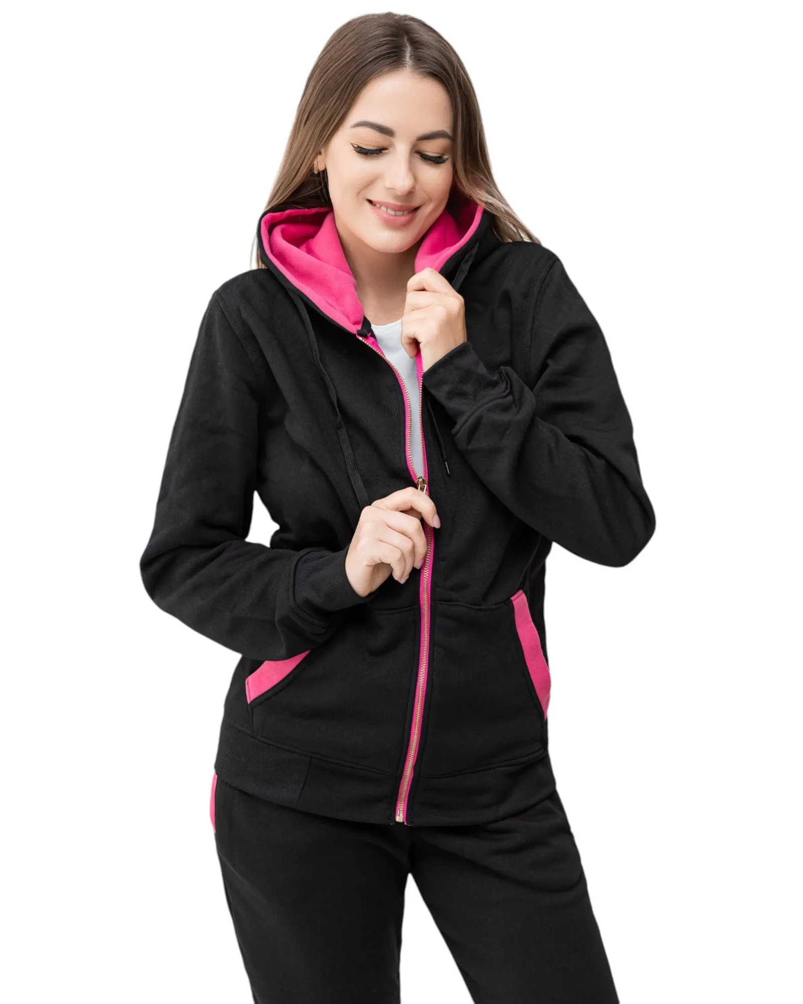 Women’s Blossoms Loungewear Jogging suit Sweat Jacket Sweatpants outfit