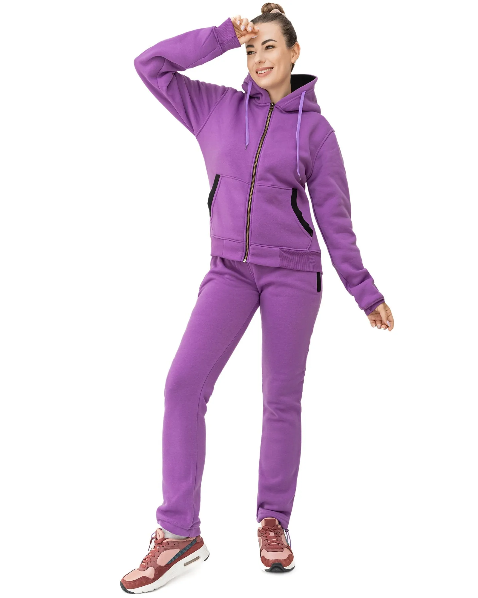 Women’s Blossoms Loungewear Jogging suit Sweat Jacket Sweatpants outfit