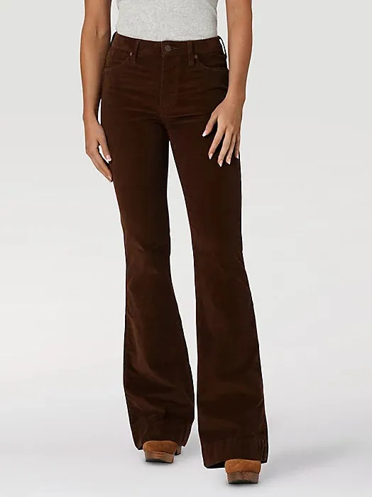 Wrangler Retro Women's High Rise Corduroy Trouser Jean in Brooke